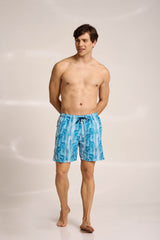 Ανδρικό μαγιό | σε μπλε τόνους