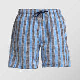 Ανδρικό μαγιό | σε μπλέ τόνους με γεωμετρικό σχέδιο