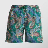 Ανδρικό μαγιό | σε πράσινη βάση με λαχούρι σχεδιασμό