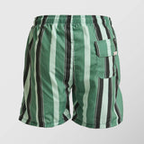 Ανδρικό μαγιό | σε πράσινους τόνους με κάθετο ριγέ σχέδιο