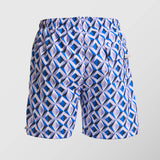 Ανδρικό μαγιό | σε μοβ απόχρωση με γεωμετρικό σχέδιο