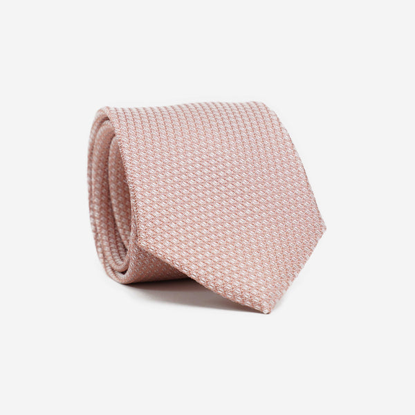 Μεταξωτή γραβάτα 7,5εκ σε μπέζ απόχρωση σετ με μαντηλάκι