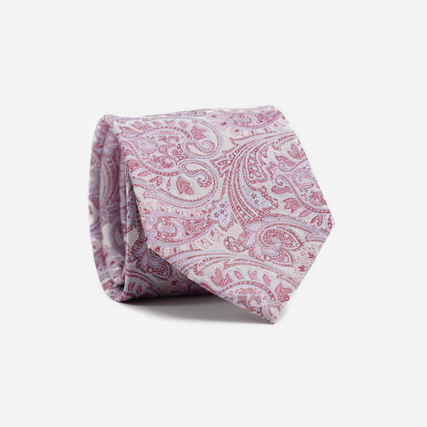 Μεταξωτή γραβάτα 7,5εκ με λαχούρι σχέδιο