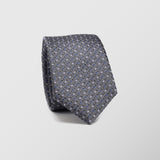 Στενή γραβάτα | σε γκρι απόχρωση με μικρό σχέδιο