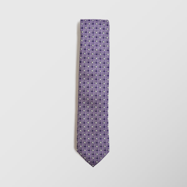 Στενή γραβάτα | σε σιελ βάση με μικρό σχέδιο