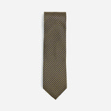 Φαρδιά γραβάτα | μεταξωτή σε μπλέ βάση με μικρό σχέδιο