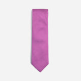 Φαρδιά γραβάτα | μεταξωτή σε ροζ / φουξ βάση με μικρό σχέδιο