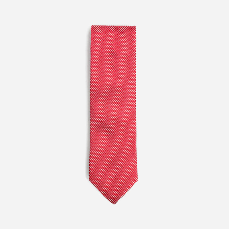 Φαρδιά γραβάτα | μεταξωτή σε κόκκινη  βάση με μικρό σχέδιο