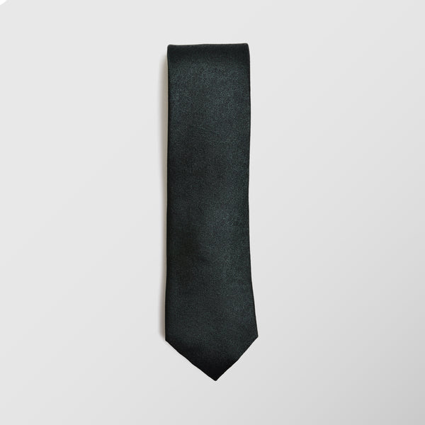 Φαρδιά γραβάτα | 100% μετάξι σε κυπαρισσί απόχρωση με σχέδιο τόνο στο τόνο