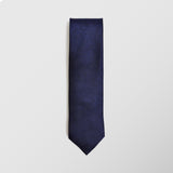 Φαρδιά γραβάτα | 100% μετάξι σε μπλέ απόχρωση με σχέδιο τόνο στο τόνο