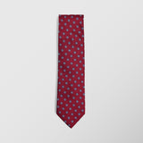Φαρδιά γραβάτα | σε κόκκινη βάση με μικρό σχέδιο