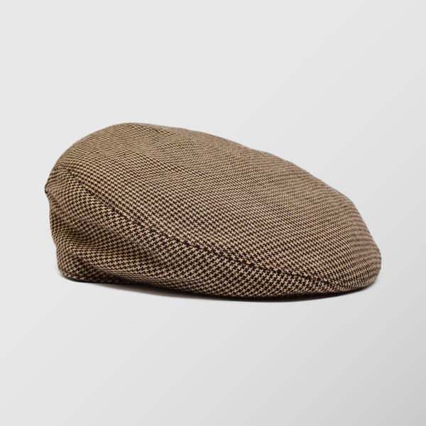 Καπέλο Τραγιάσκα | σε μόκα/μπέζ αποχρώσεις με πιέ ντε πούλ σχεδιασμό
