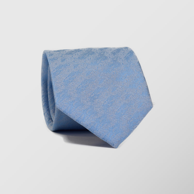Φαρδιά γραβάτα | μεταξωτή σε σιέλ μπλε βάση με διαγώνιο σχεδιασμό τόνο στο τόνο