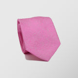 Γραβάτα | μεταξωτή σε ρόζ απόχρωση με λαχούρι σχεδιασμό στην ύφναση και σετ μαντηλάκι