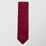 Γραβάτα | μεταξωτή κόκκινη με μπλέ λεπτομέρεια στην ύφανση