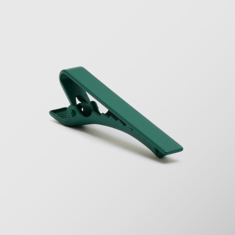 Κλίπ γραβάτας | σε πράσινη απόχρωση με λεία επιφάνεια