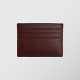 Πορτοφόλι | card holder δερμάτινο σε σκούρα καφέ απόχρωση