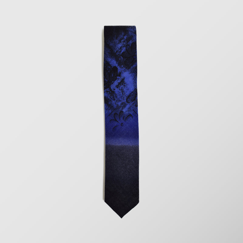 Μάλλινη Γραβάτα | σε γκριζόμαυρους τόνους με ρετρο σχεδιασμό ράφ χρώματος