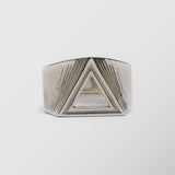 Δαχτυλίδι | από ασήμι 925 με τριγωνικό γεωμετρικό σχέδιο